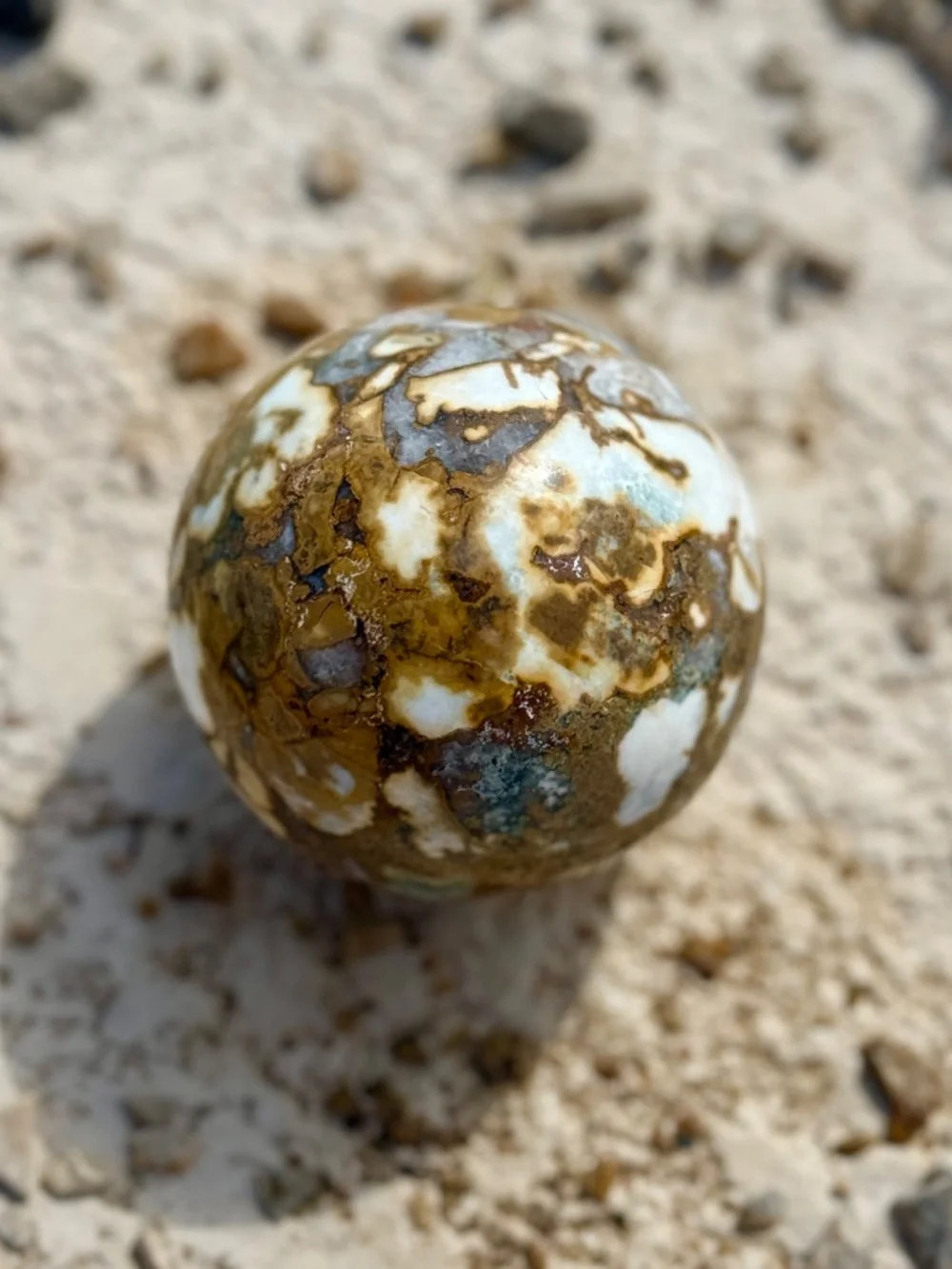 AAA Indonesian King Cobra Jasper Chalcedony Crystal Sphere
